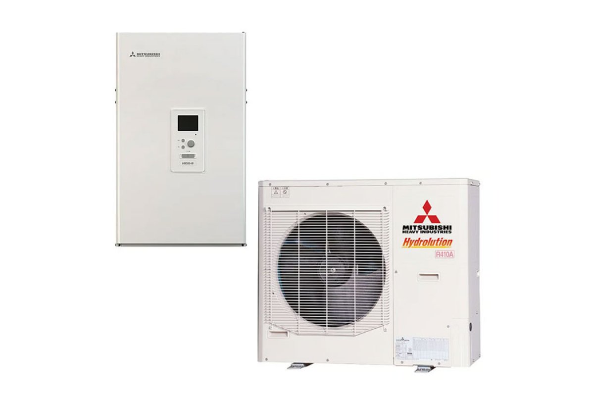 Термопомпа Mitsubishi Heavy Hydrolution HMS100-W/FDCW100VNX-А, 12 kW, отопление, охлаждане и БГВ